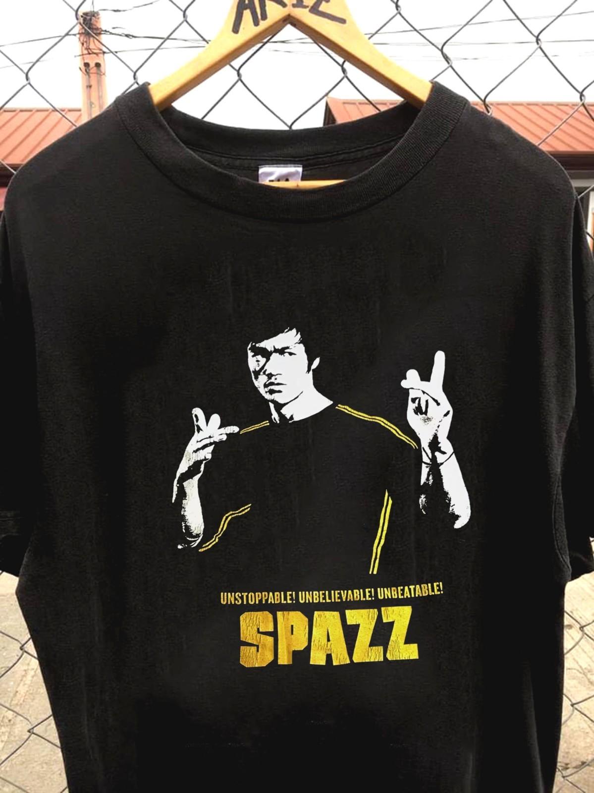 Vtg SPAZZ Bruce Lee Grindcore Band graphic t-shirt TE8193 Unisex T-Shirt S