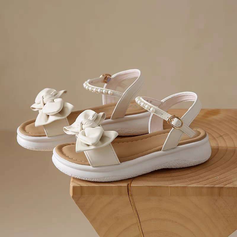 Student Super Soft Sandals Women's 2025 New Summer Flat Bottom with Skirt Versatile Not Tired Feet Roman Shoes Women's Shoes