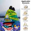 1pc Dexter's Laboratory Digital Printed Flannel Blanket, Super Soft Plush Fleece Bed Cover, Multipurpose Four Seasons Hypoallergenic Quilt F