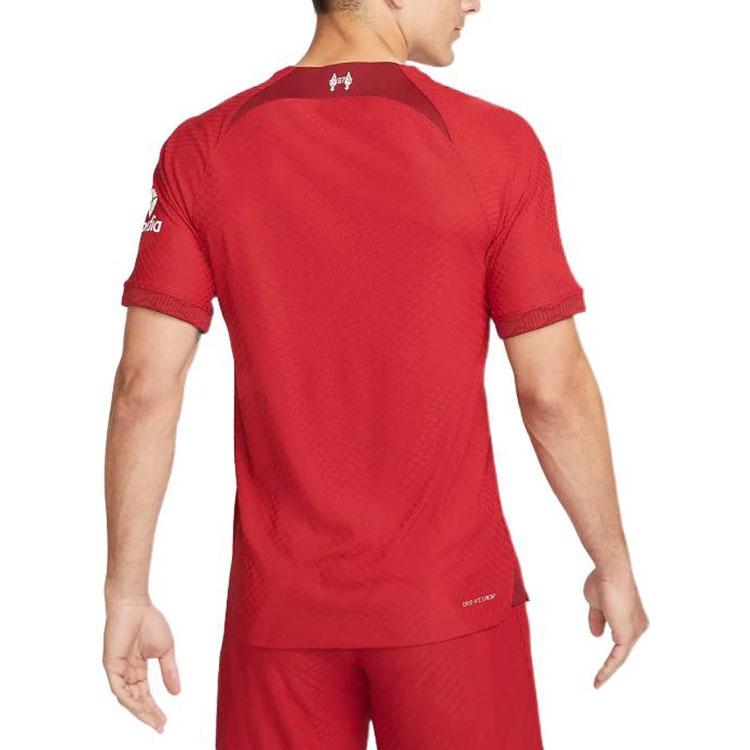 Men's Nike Alphabet Printing Short Sleeve Soccer/Football Jersey 2022/23 Season Liverpool Player Edition Deep Red DJ7647-609