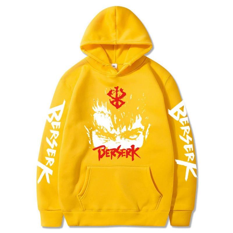 

Sword Wind Legend Аниме Печатный Толстовка Мужская Длинный Рукав Осень Зима Свободные Большие Повседневные Толстовки И Свитшоты Мужские 3XL жёлтый