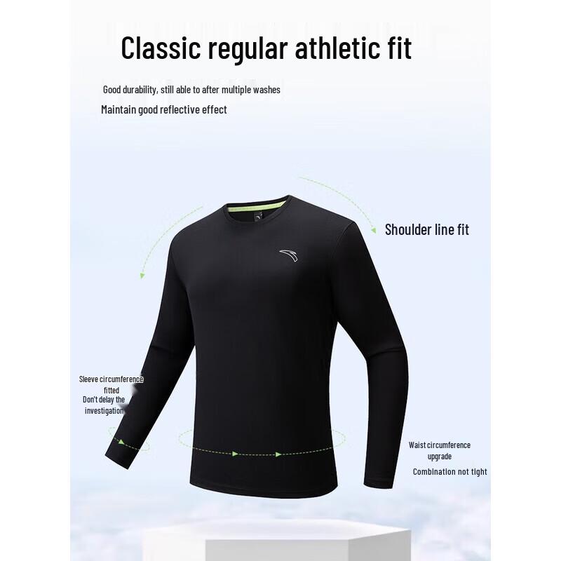 ANTA Men s Long Sleeve Quick-Dry T-Shirt XL