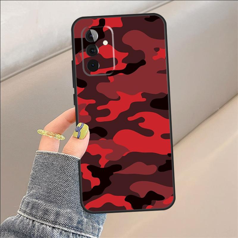 Funda con Patrón de Camuflaje para Samsung Galaxy A54 A14 A36 A16 A33 A56 A26 A15 A55 A53 A35 A22 A32 A52 A34 A05 A06