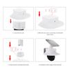 1PC Weatherproof Cover For Eufy S340 Protection Against Rain Sun ABS White 17*13*4.5cm Weather Proof Cover Consumer Electronics