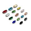 7*15 Horse Eye Sew-On Non Hot Fix Loose 3D Glass Rhinestone Eco-Friendly Wedding Shoes Dress DIY Accessories White