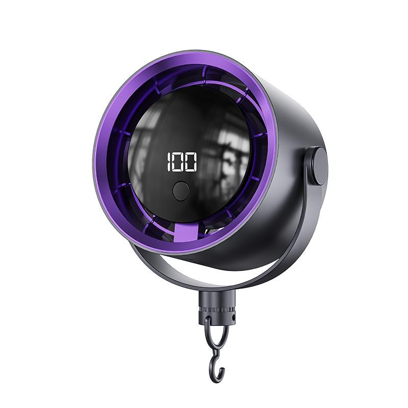 Compact Dual-Power Wall-Mountable Desktop Fan for Home, Dorm, or Office Desk