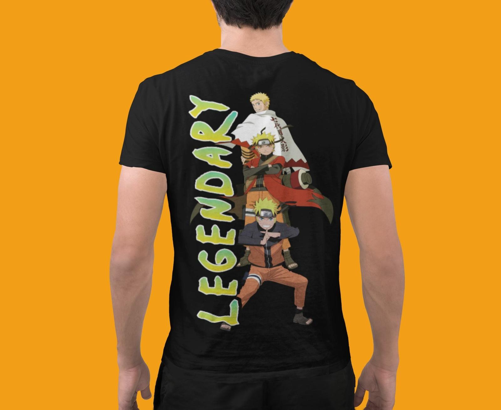 Naruto Shirt Hogake legendäre Entwicklung - Anime Herren Bio Baumwolle M