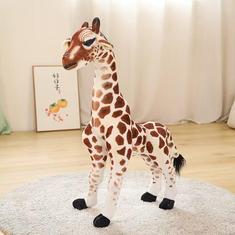 

Giraffe Doll Plush Toy Simulated Rag Doll Doll Zoo Gift Children s Gift 50cm