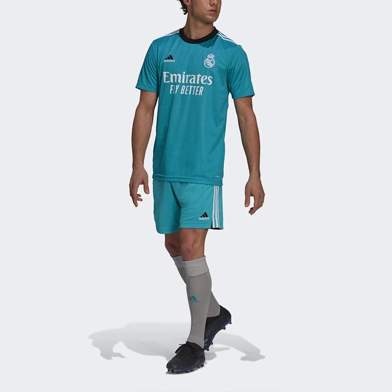 adidas Real Madrid Hosťovský Dres s Krátkym Rukávom Pánske Topánky Pávovo-Zelený H40951