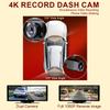 4K High-Definition Wireless Carplay Optischer Sensor Auto WiFi Navigation GPS Dual Recording Fahrrekorder