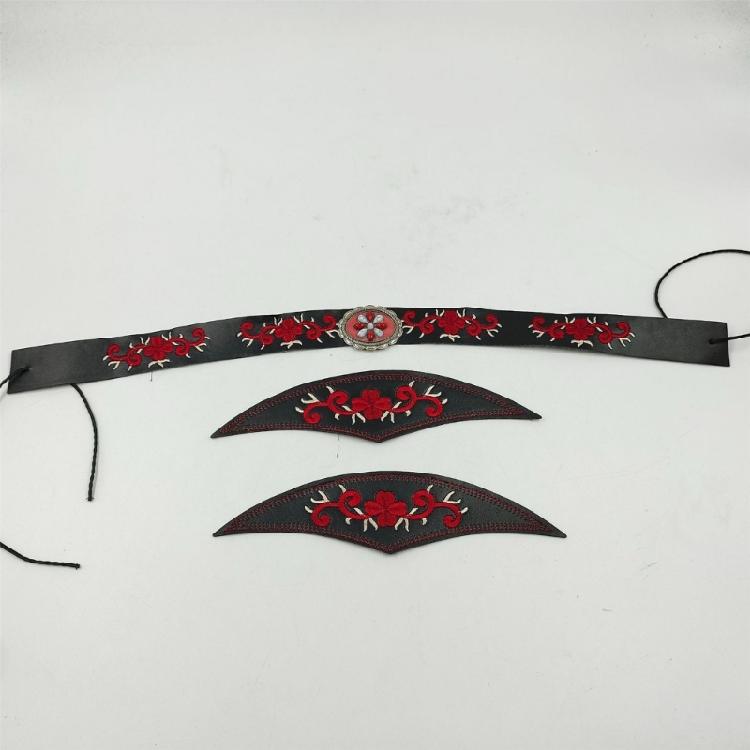 Blumenhütebänder Dekorative Stickerei für Cowboyhüte Stroh-Fedora und Panama-Stile Ersatz