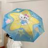 1pc Hello Kitty, Starfish Automatic Open/Close Umbrella, Lightweight Design for Everyone,Durable Canopy yy251014082