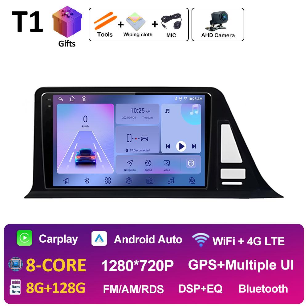 Intelligenrt System GPS Navigation For Toyota CHR C-HR 2016 2017 2018 2019 Android 14 DSP Stereo Autoradio Cooling Fan Head Unit