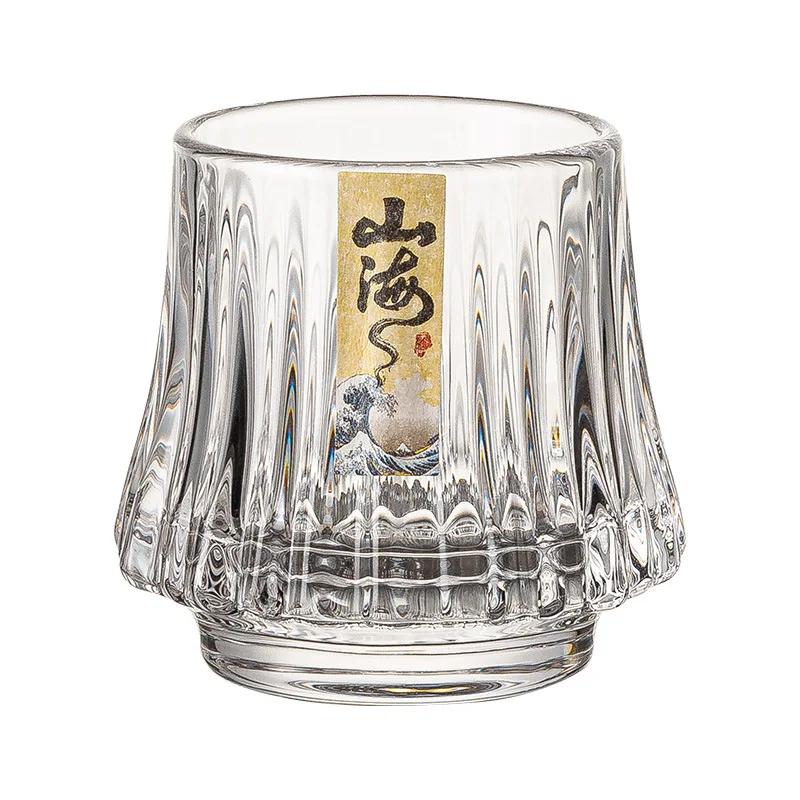 Glass Whiskey Cup Set Shanhai Cup Household foreign wine glasses High-end high-value KTV bar beer cups