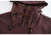 Available: European & American Mid-length Men's Woolen Hoodie - Autumn/Winter Casual Top