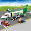 City Airport Airbus Aircraft Model Building Blocks Diy Airplane Control Tower Bricks Educational Toys For Children