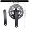 8/9 Speed Bike Cranksets 50/34T Chainwheel Double Chainring Alumniun Alloy Crankset Road Bicycles 170mm Square Crankset