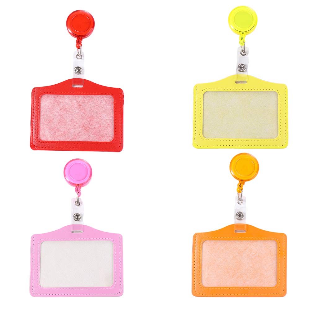 Badge Holder Credit Cards Protector Transparent Card Cover Student Card Sleeves Bus Card Holder