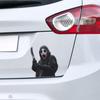 Halloween Horror Mask Male Car Sticker Festive Atmosphere Decoration Car Sticker