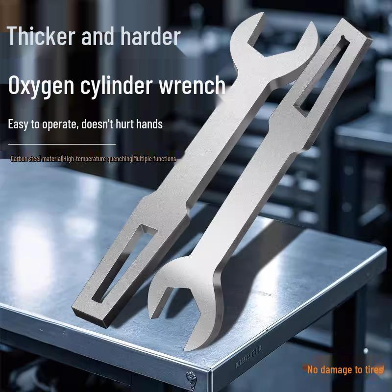 Universal Multi-Functional Carbon Dioxide & Oxygen Cylinder Wrench with Argon Gas Valve and Thickened Pressure Reducer