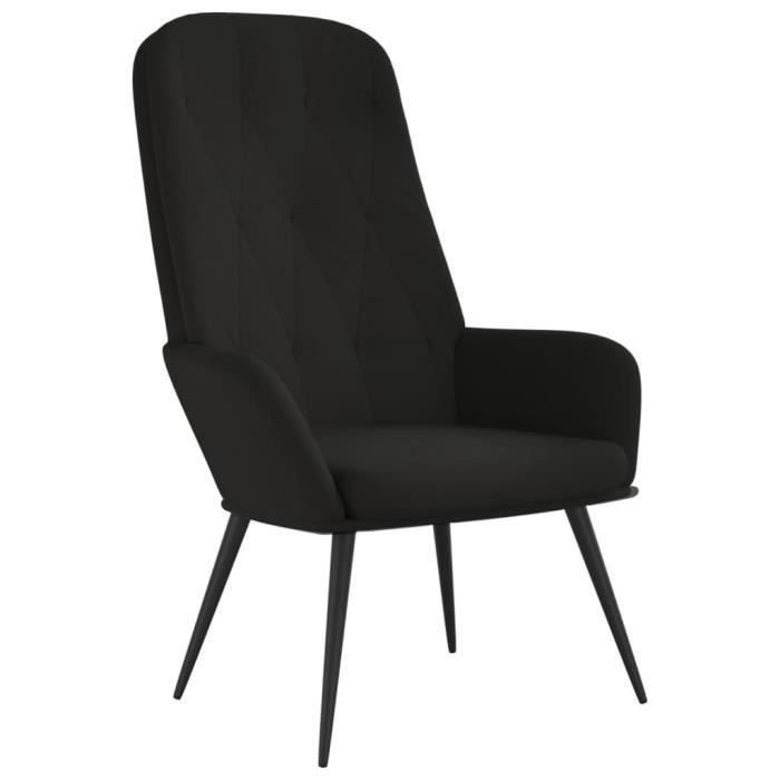 VidaXL Relaxation Chair Black Velvet 341200
