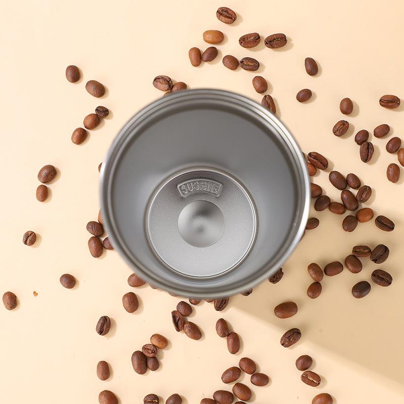 500ML Edelstahl Kaffee-Thermosflasche Thermobecher Auslaufsicher Auto-Thermoskannen Kaffeetasse Reise Tragbar Isolierte Flaschen