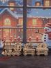 3D wooden puzzle toys suitable for adults, Christmas train assembly models, wooden handmade DIY assembly building block model ki