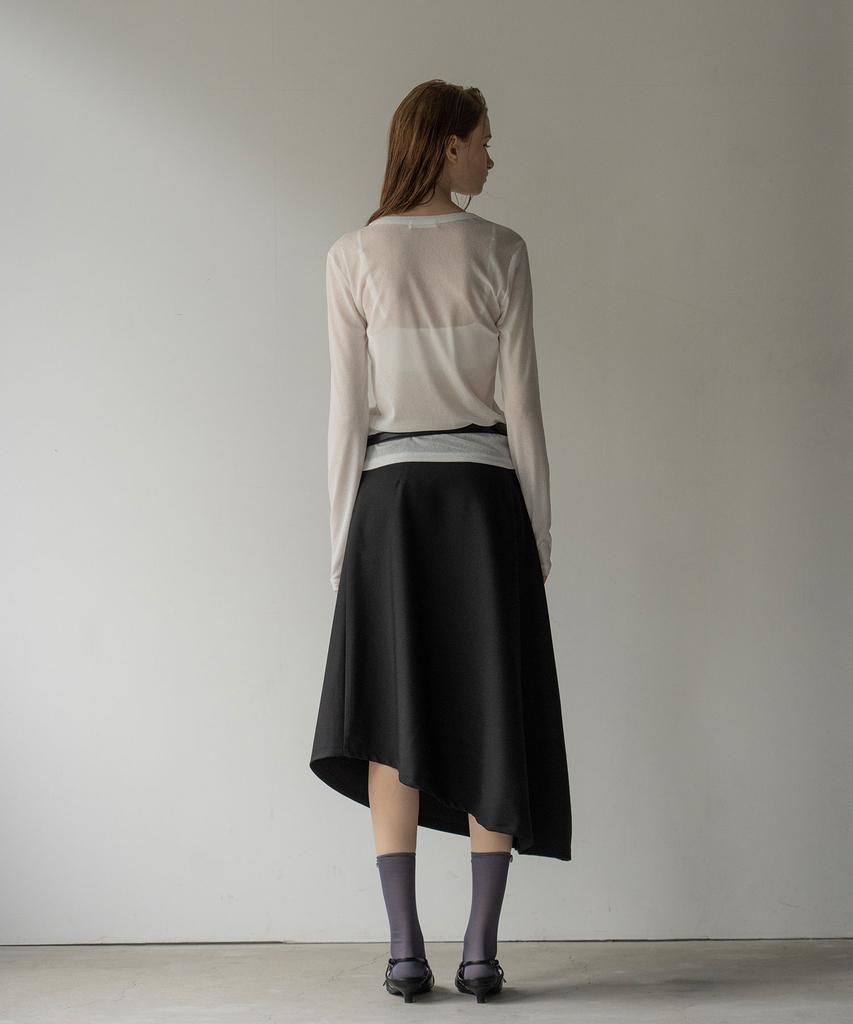 Mosyupamosyu Layered Long Sleeve [White]
