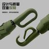 10-Bone Three-fold 280t Bumper Cloth Automatic Forward Umbrella Ring Buckle Handle Men's Umbrella