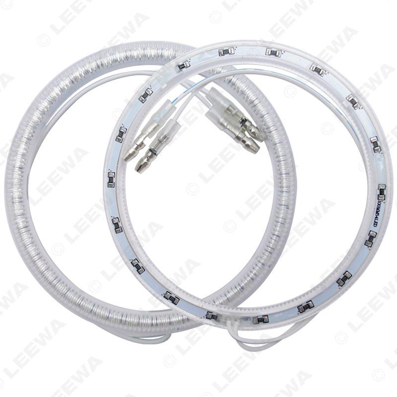 SMD Angel Eye Headlights with Dust Cover for Volkswagen Passat