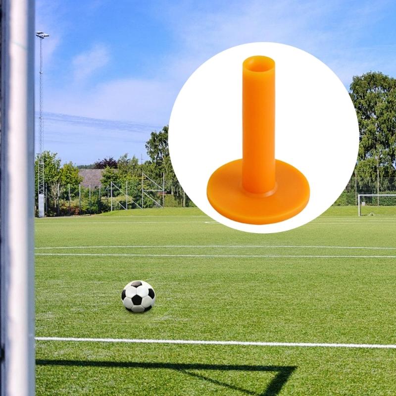 6pcs Durability Rubber Golf Tees Long Golf Tees Colorful Multicolor Tees Indoor Outdoor Training Accessories