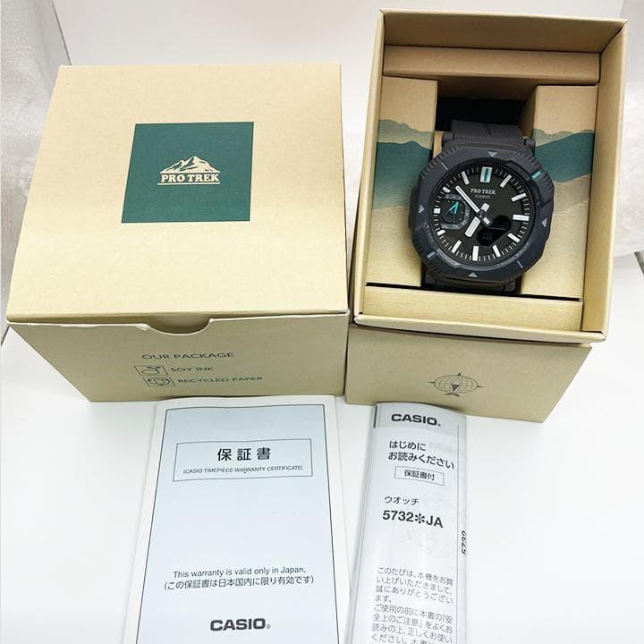 Used Casio PROTREK Solar HikerLine Black PRJ-B001