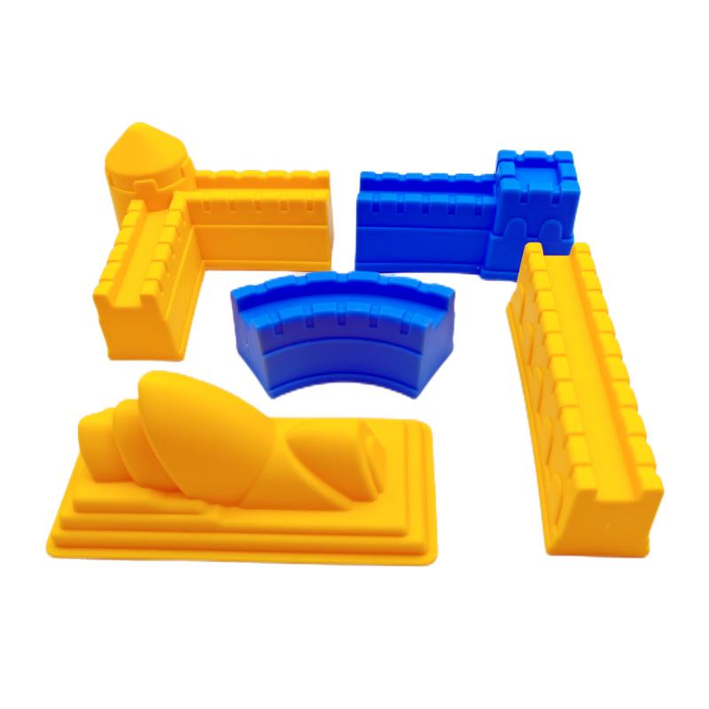 Handmade Colored Playdough Set for Kids with Molds and DIY Tools