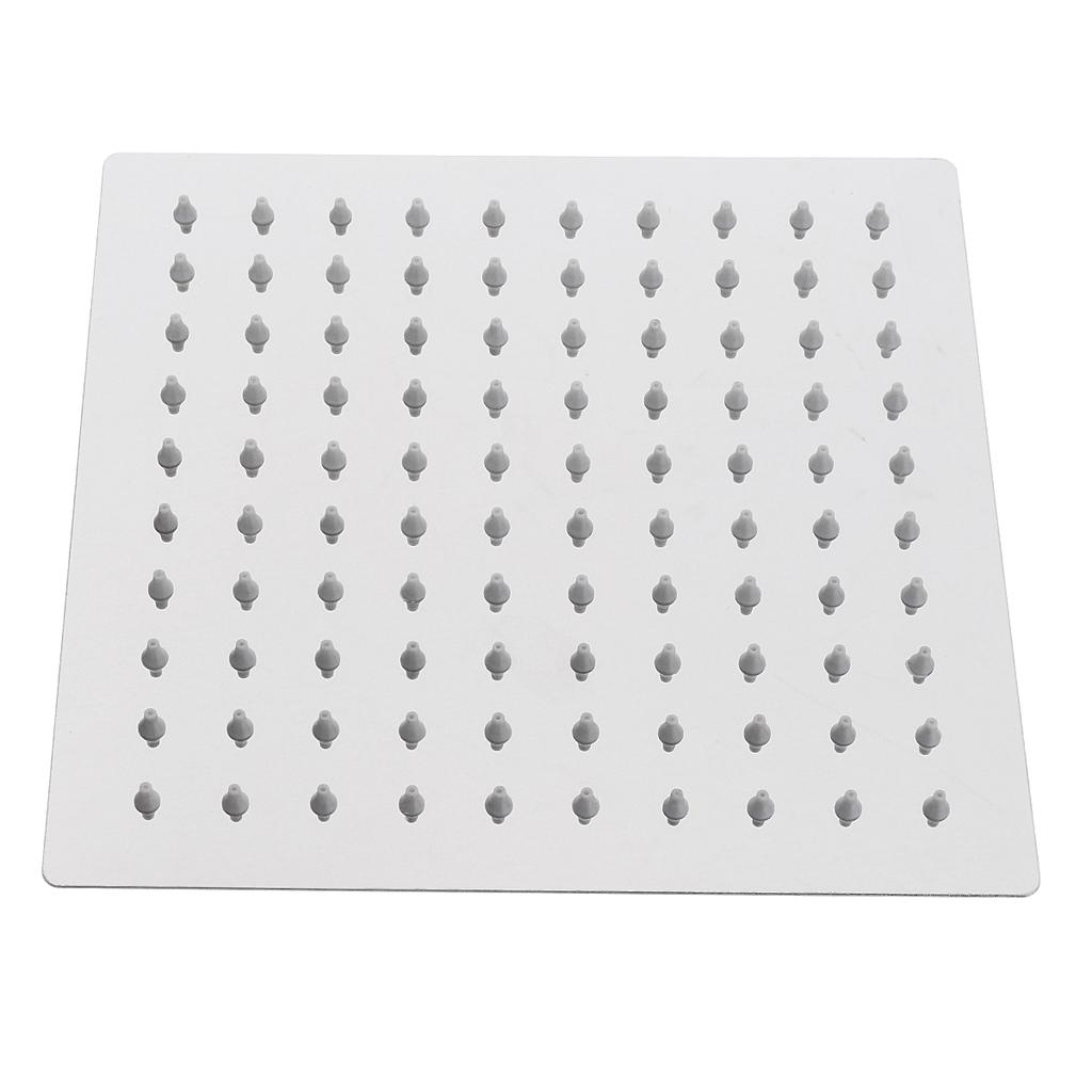 8-inch Square Air Booster Universal Adjustable Nozzle Shower
