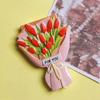 Bouquet Souvenir Cartoon Simulation Sunflower Refrigerator Sticker Roses Flowers Magnetic Stickers