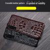 Crocodile Skull Genuine Leather Case for Vivo X90pro, X80, and X70pro. Premium Cowhide Business Phone Case.
