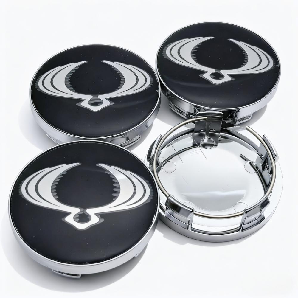 4pcs 58MM 54MM Ssangyong Logo Emblem Badge Car Wheel Center Caps Wheel Hubcaps Rim Hub Center Dust Cover Replace Car Accessories Ssangyong Badge&4pcs T58 Wheel Caps