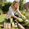 Complete 9 In 1 Garden Kit With Ergonomic Handles And Waterproof Fabric Pouch