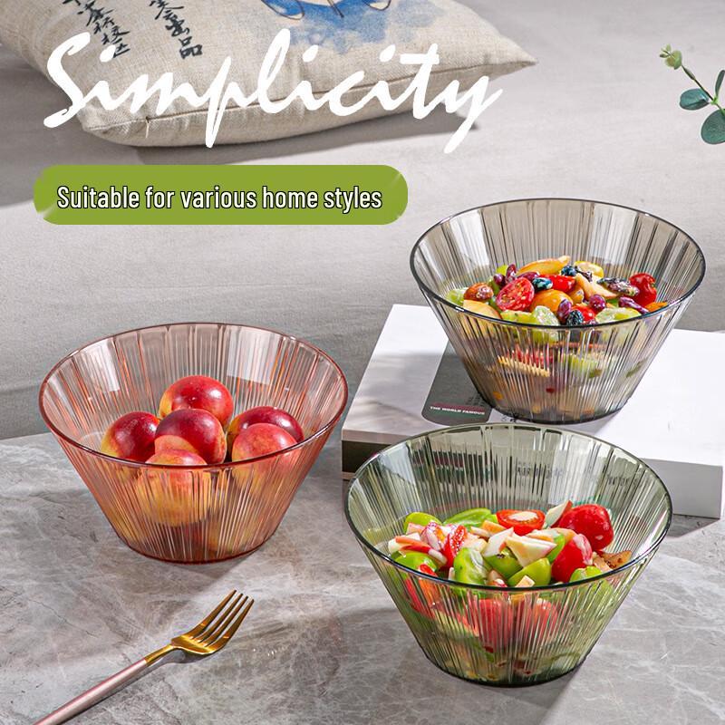 Light Luxury Plastic Fruit Plate Set