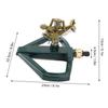 Zinc Zinc Zinc Alloy Construction Garden Hose Sprinkler Oscillating Sprinkler  Yard Sprinkler