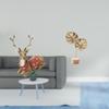 Reindeer Statue Elk Shaped Sculpture Tabletop Ornament Deer Figurine Metal Crafts Nordic Creative