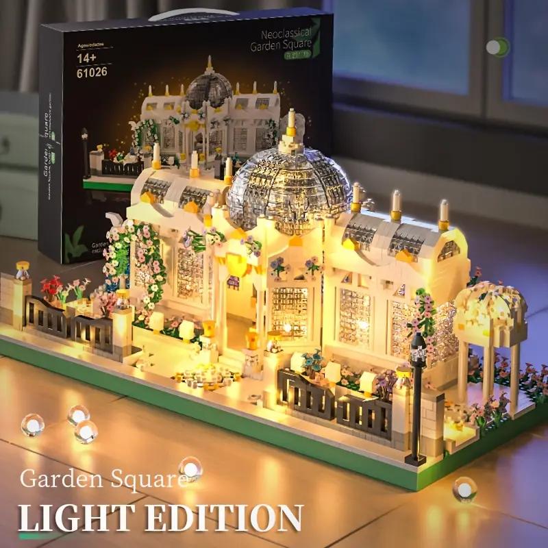 3688 Piece Garden Square Assembly Set Christmas Gift Christmas Birthday Gift Difficult Home Decoration Toys Suitable for Adults