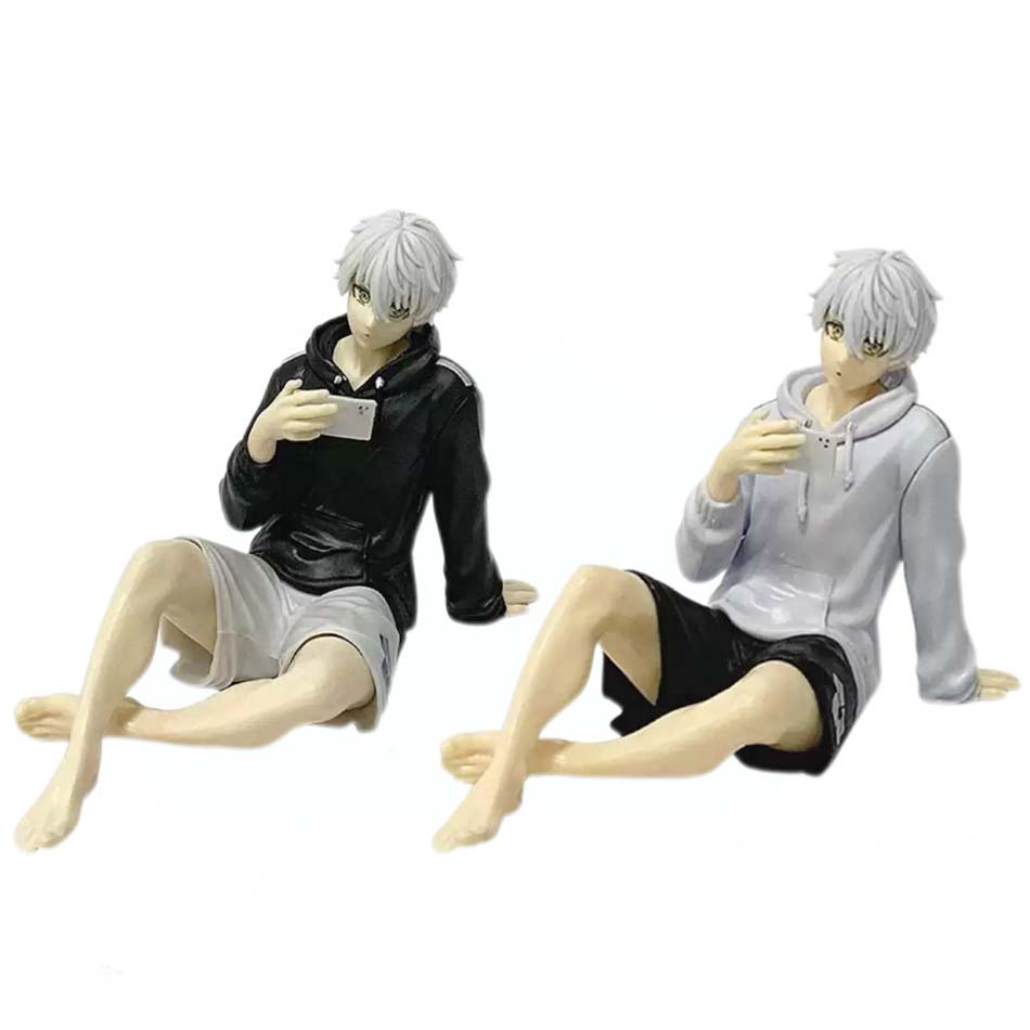 9cm Anime Blue Lock Nagi Seishiro Figure PVC Cute Table Doll Decoration Model Toys Kids Gift