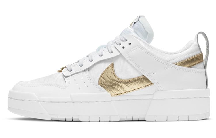 Nike Dunk Low Disrupt White Metallic Gold Women s DD9676-100 40.5