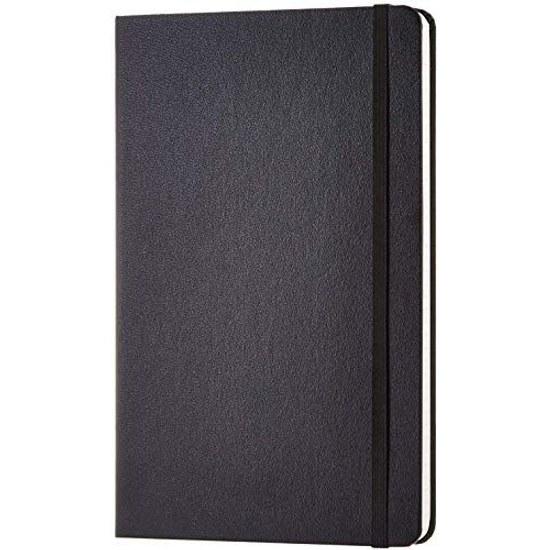 Basics Notebook Classic Graph A5 Slim (Width 13cm x Height 21cm) Black