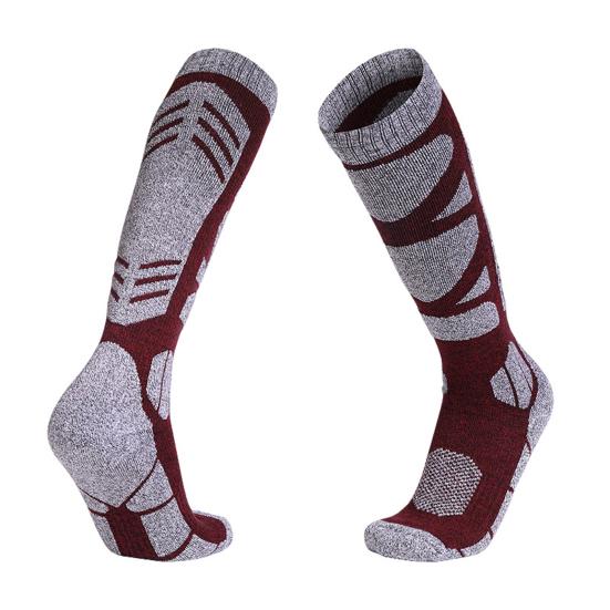 Meias térmicas de esqui para caminhada para homens e mulheres, meias longas e quentes de inverno para esportes ao ar livre, esqui, snowboard, meias de desempenho para caminhada