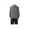 Polo FW22 Solid Logo Embroidered Crewneck Sweatshirt Men Sweatshirt Gray 710766772-039