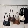 PU Zipper Fashi Tote Bags High Quality Large Capacity Versatile 2026 New Bags for Women Autumn Commuting Shoulder Bags