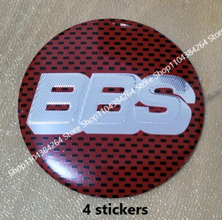 

4pcs Curved Surface Stickers [56/60/65/70/75/80mm] Car Wheels Center Cap Hub Stickers for BBS 0924 Center HubCap Stickers 56mm(4 stickers)