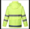 Reflective Split Raincoat & Pants Set for Adults - Unisex Cycling & Motorcycle Gear